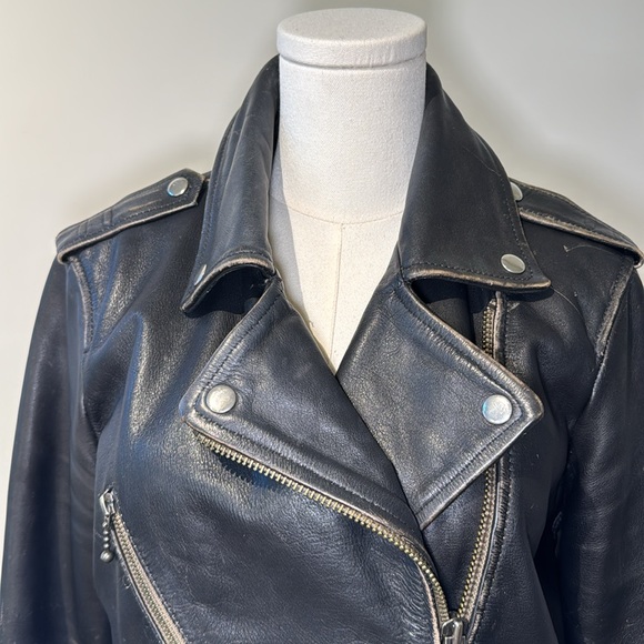 All Saints Leather Jacket - Picture 2 of 4
